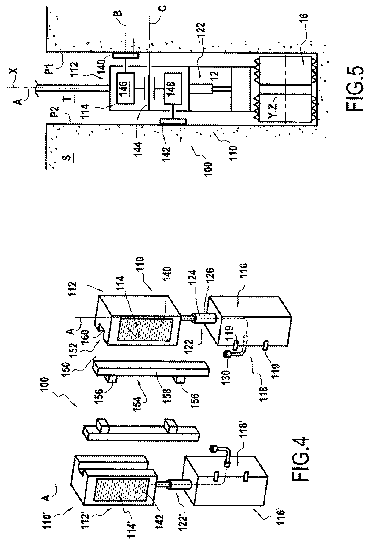 Anchoring kit for a drilling machine