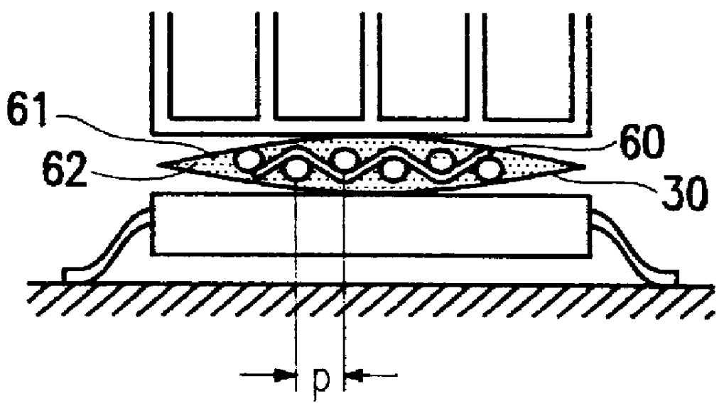 Wire mesh insert for thermal adhesives