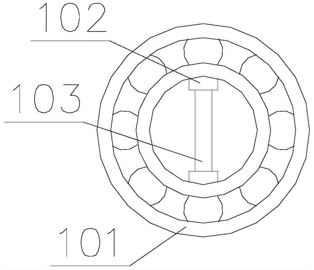 Manpower foot-operated type dual-rotation laundry device