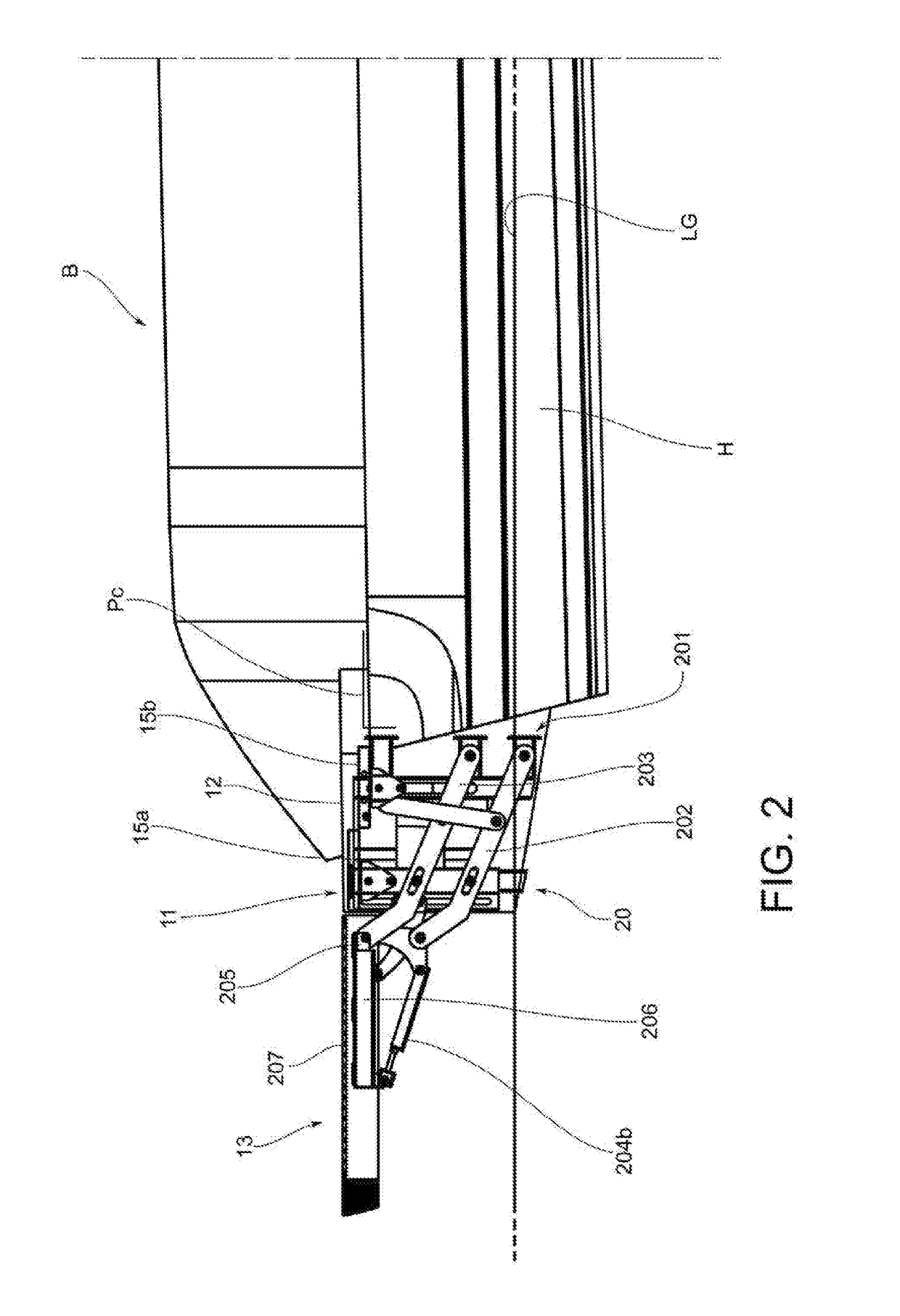 Stern platform assembly for an outboard propelled boat