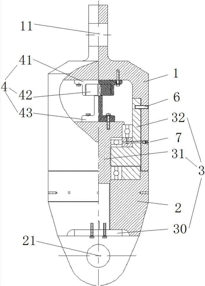 Damping-variable steel wire rope torsional force release device