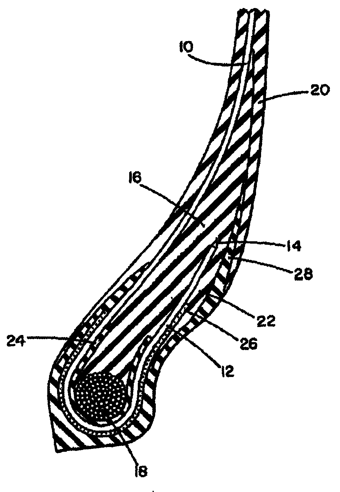 Tire with component containing aramid fibers