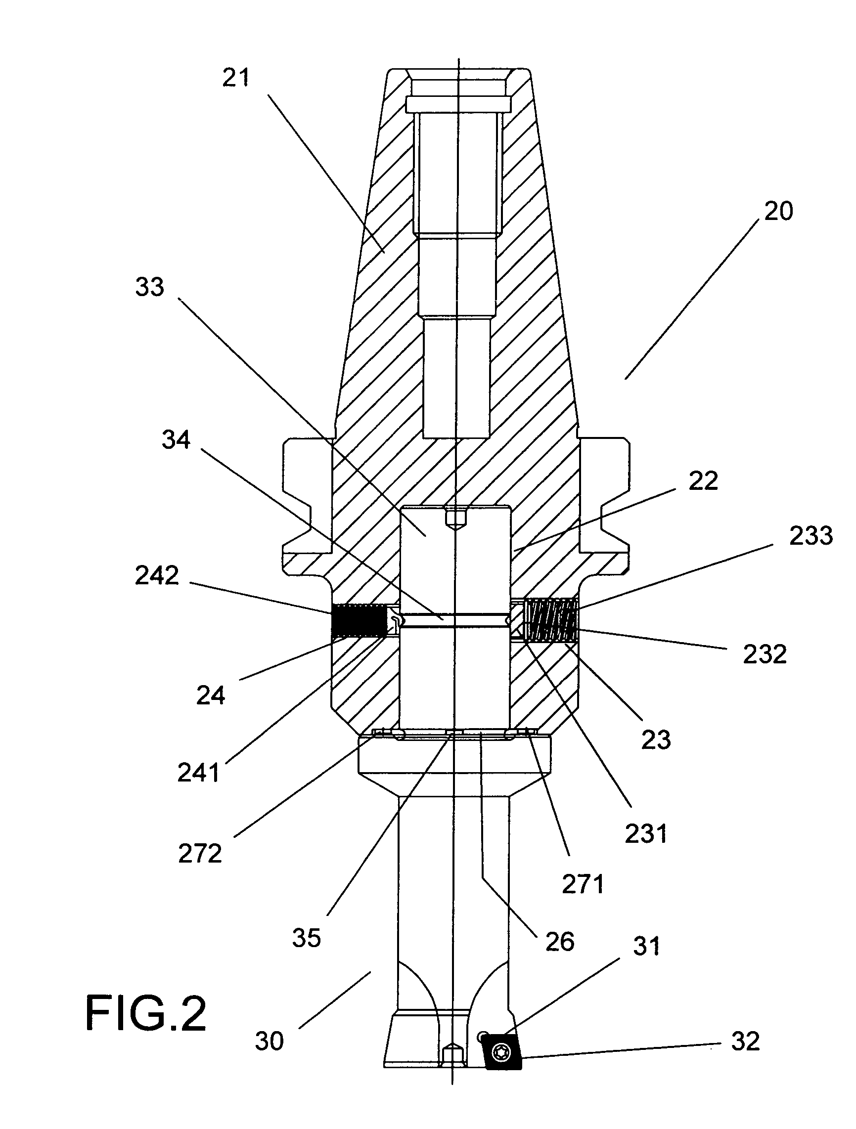 Micro-adjustable boring bar