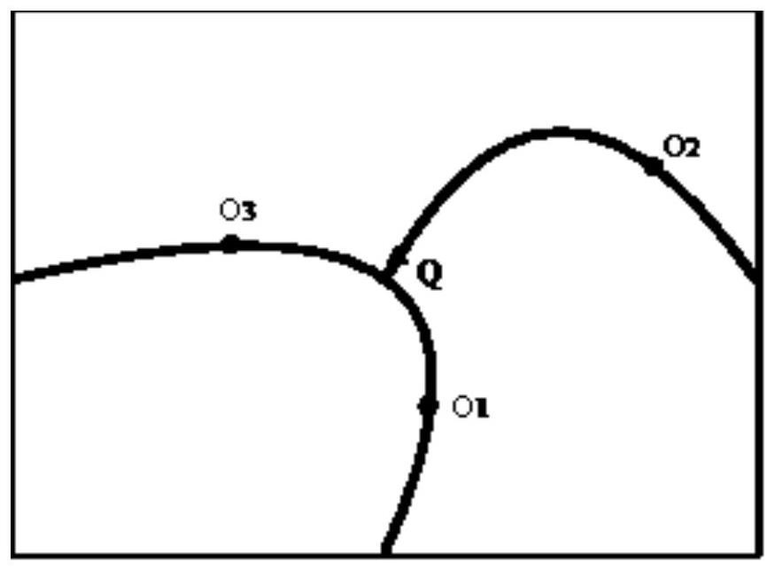 Reachability query method and device based on Top-k space keyword