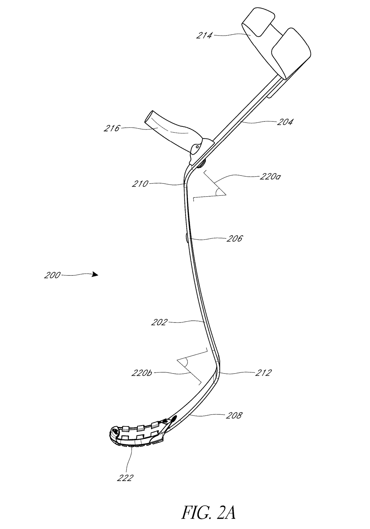 Crutch with energy storage and energy return