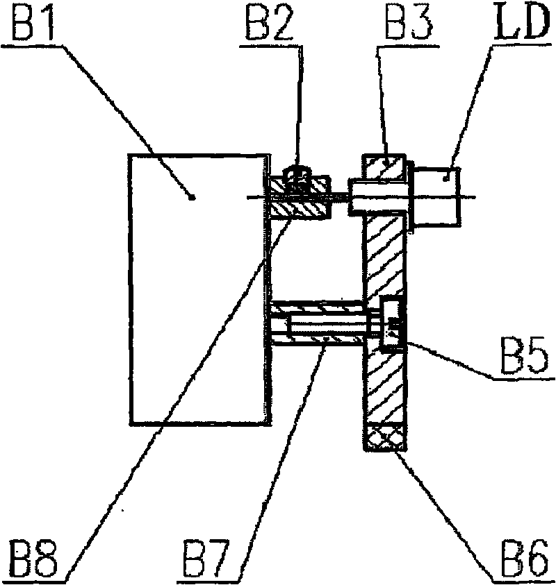 Power supply drive device for pulse semiconductor laser test equipment