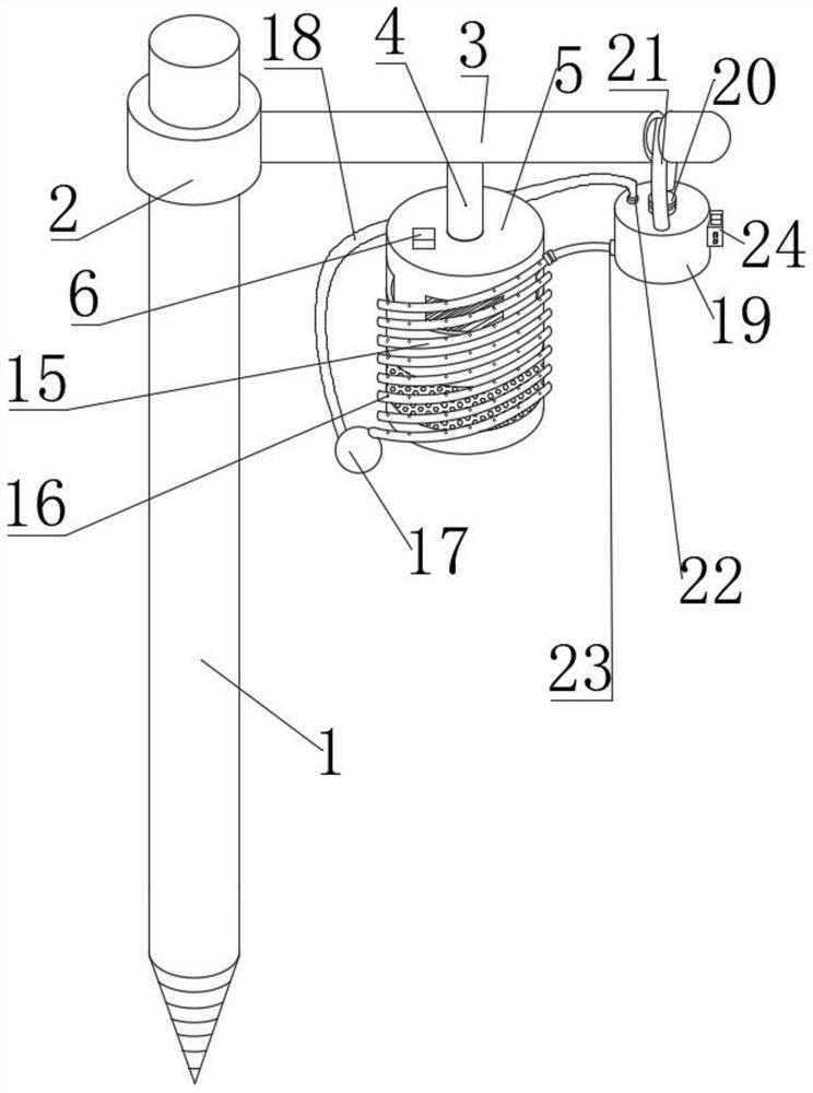 An agricultural pest control device