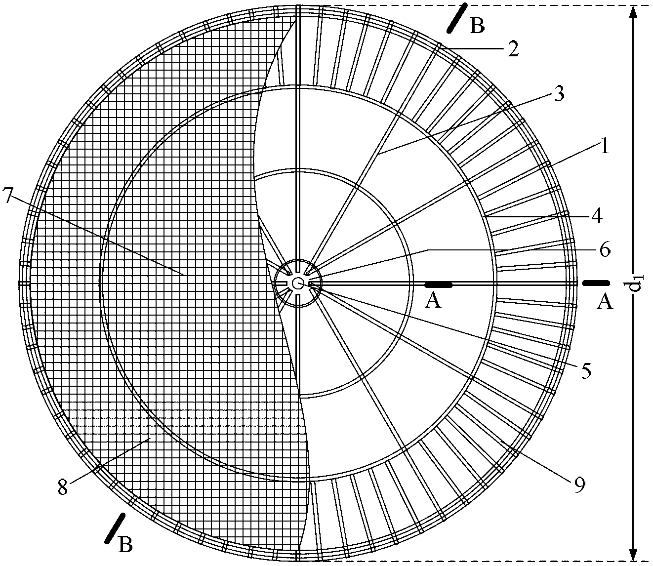 Arc-shaped high-voltage electrode capable of generating simulated uplink precursor