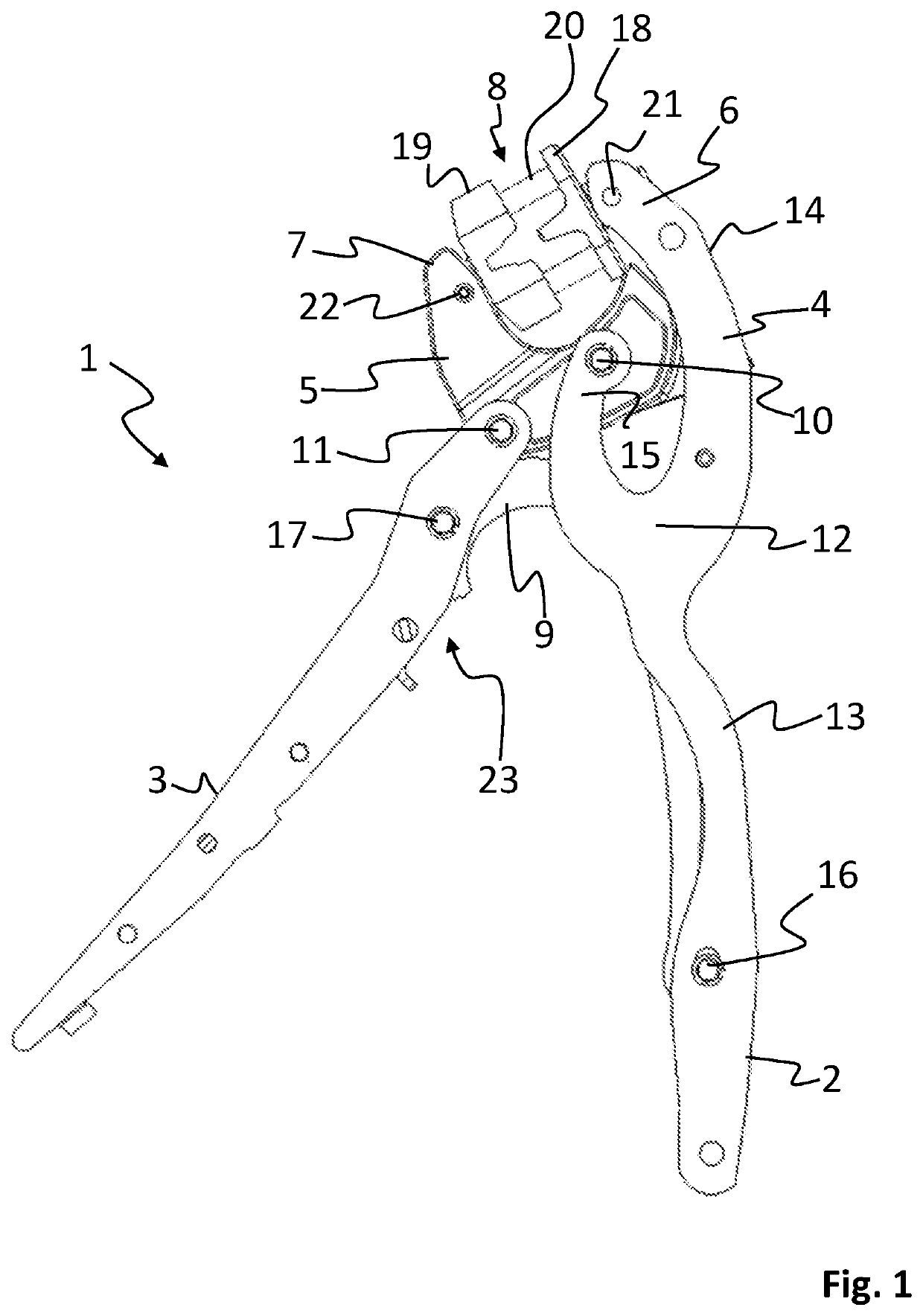 Hand tool with self-resilient handle