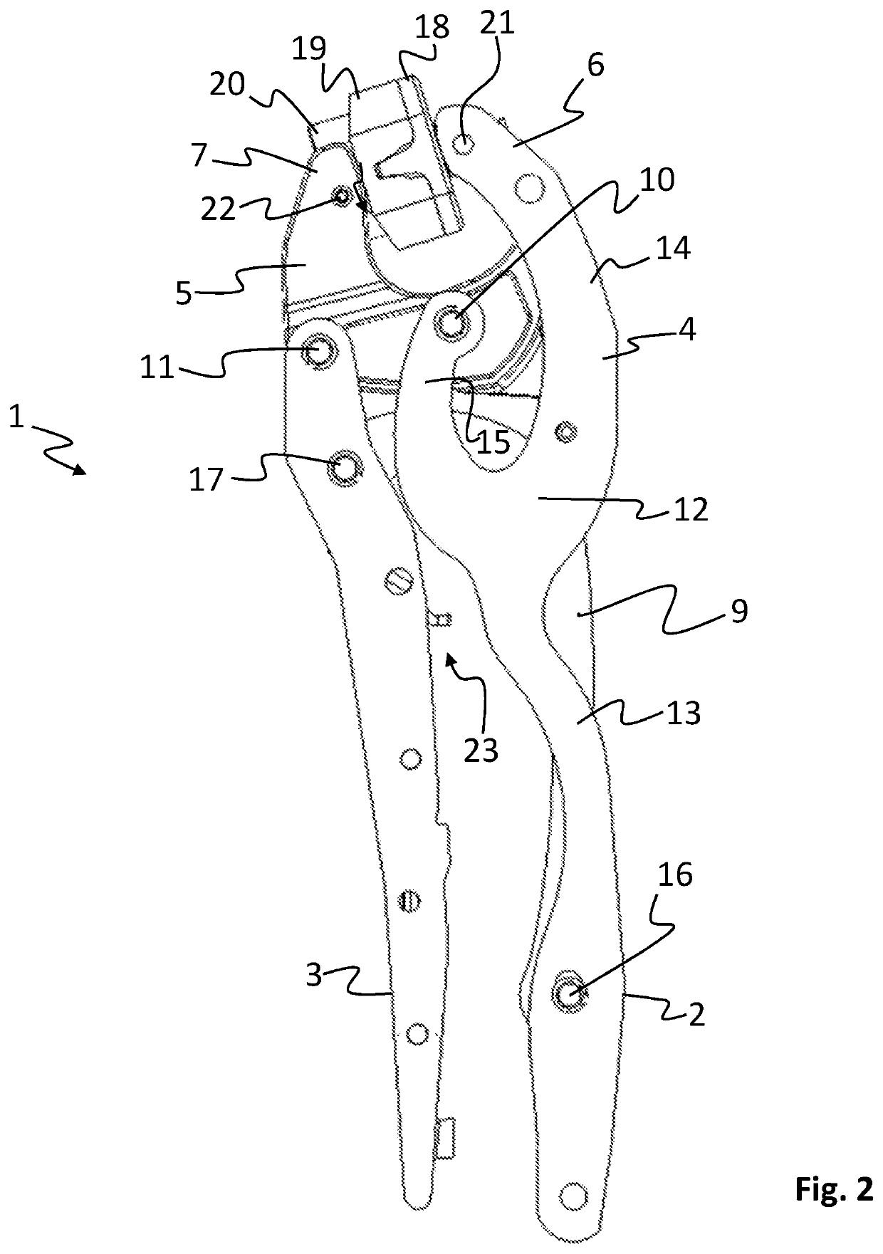 Hand tool with self-resilient handle