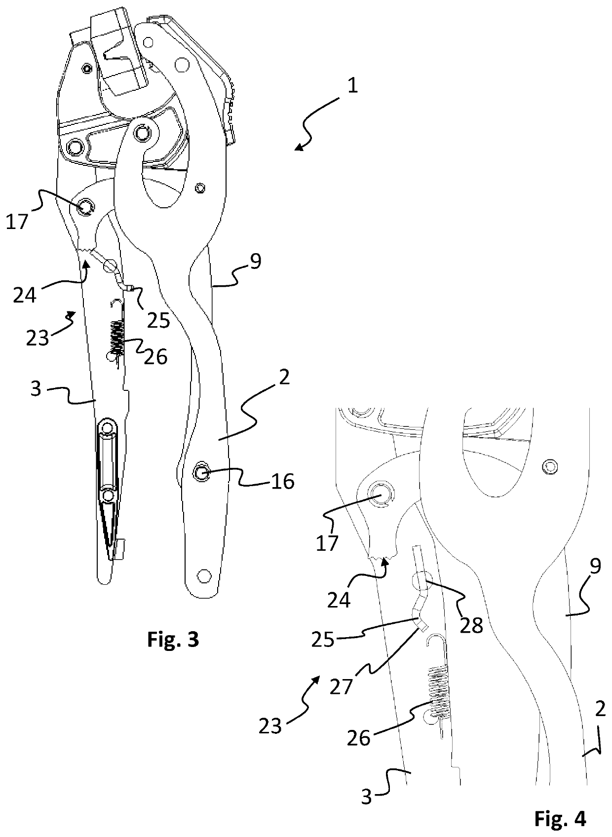 Hand tool with self-resilient handle