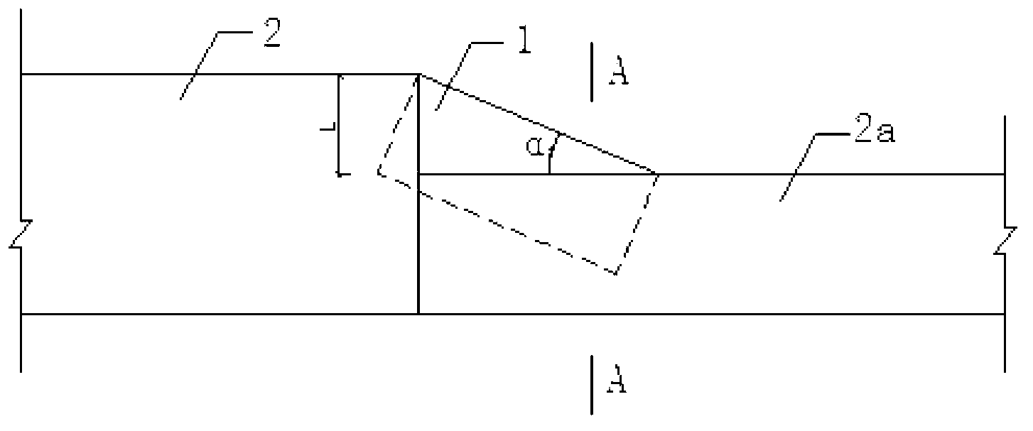 Lap joint method for sudden changing part of scour-preventing bottom-protecting soft mattress