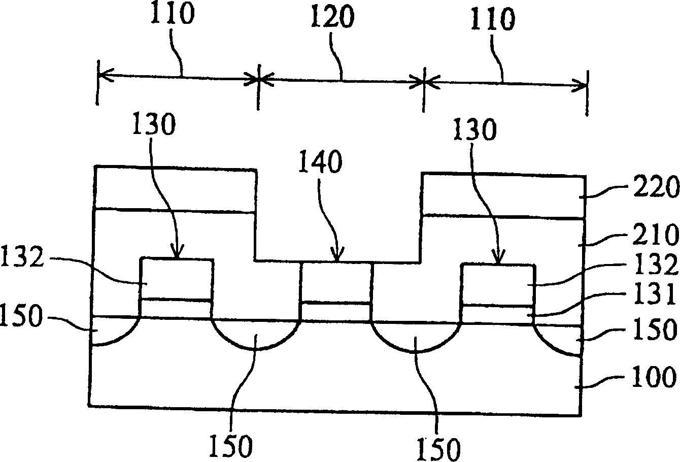 Method of forming junction isolation active assembly