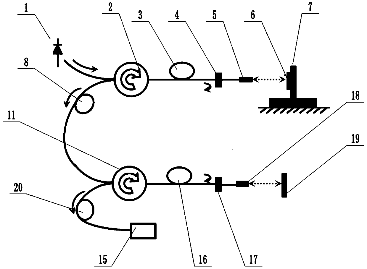 Pile-based soil settlement monitoring system based on optical fiber optical measurement technology