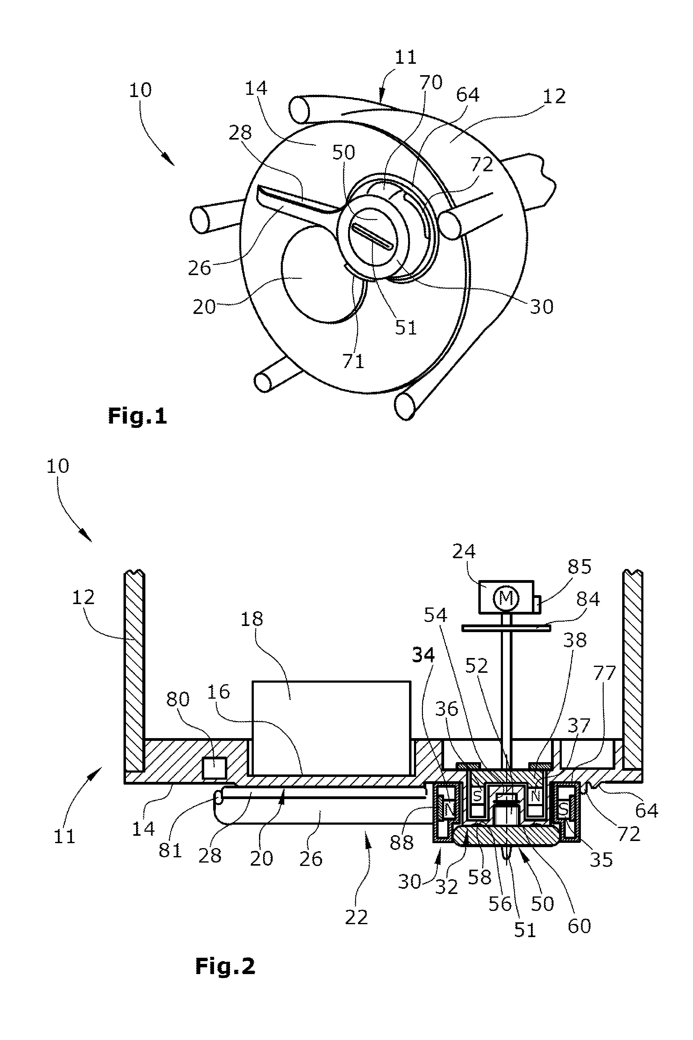 Waste water immersion probe