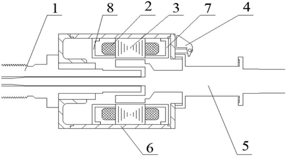 Spinning machine motor spindle based on stator winding dustproof and manufacturing method thereof