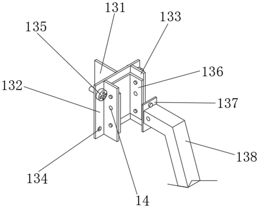 Reinforcing structure for ancient building rammed earth wall construction