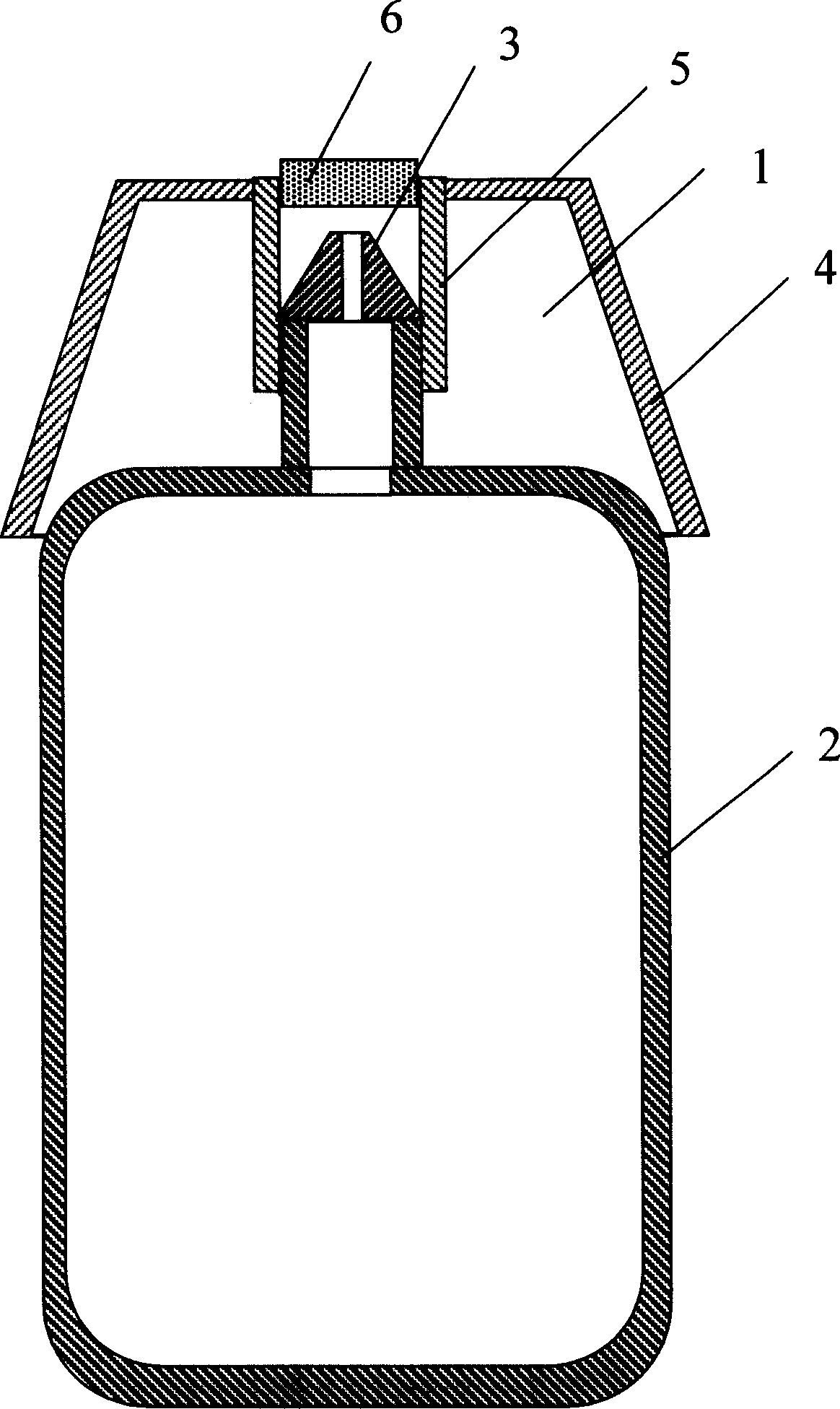 Eye drop container with drip locater