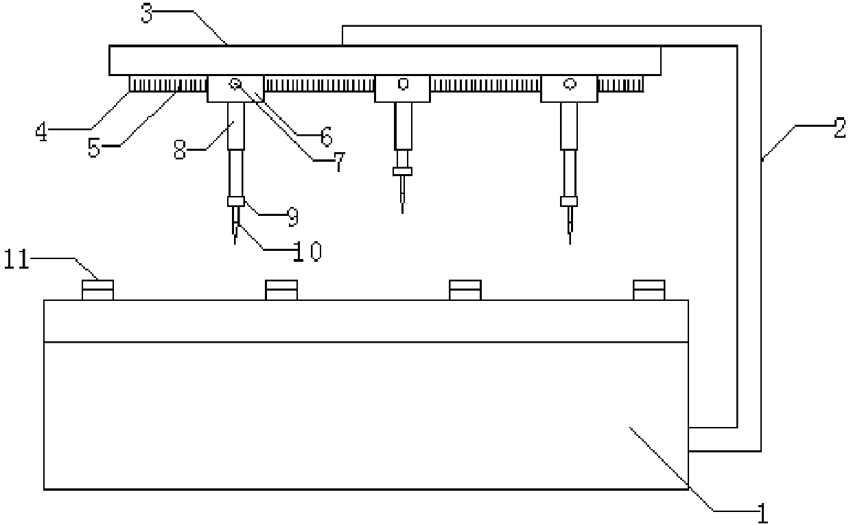 Novel data line cutting device