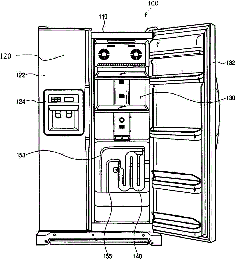 Refrigerator and method of replacing water tank for refrigerator