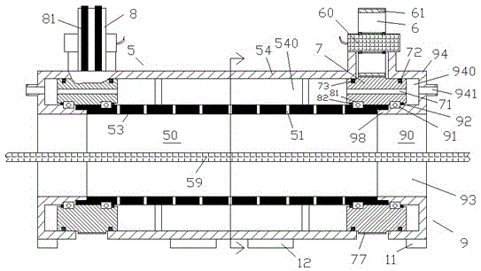 Damping type tea drying apparatus