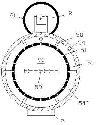 Damping type tea drying apparatus