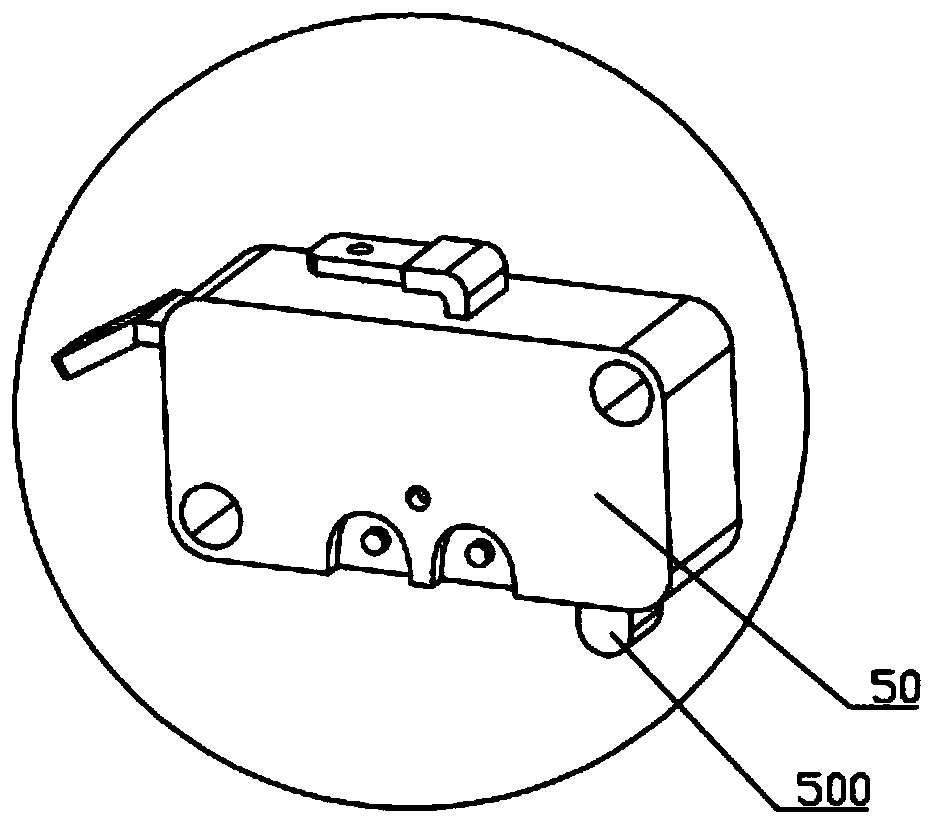 Easily-cleaned constant-temperature separate type double-gear adjustable electric roasting device