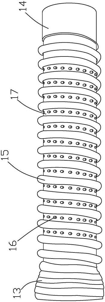 Underground pipe irrigation system and construction method thereof for sponge city