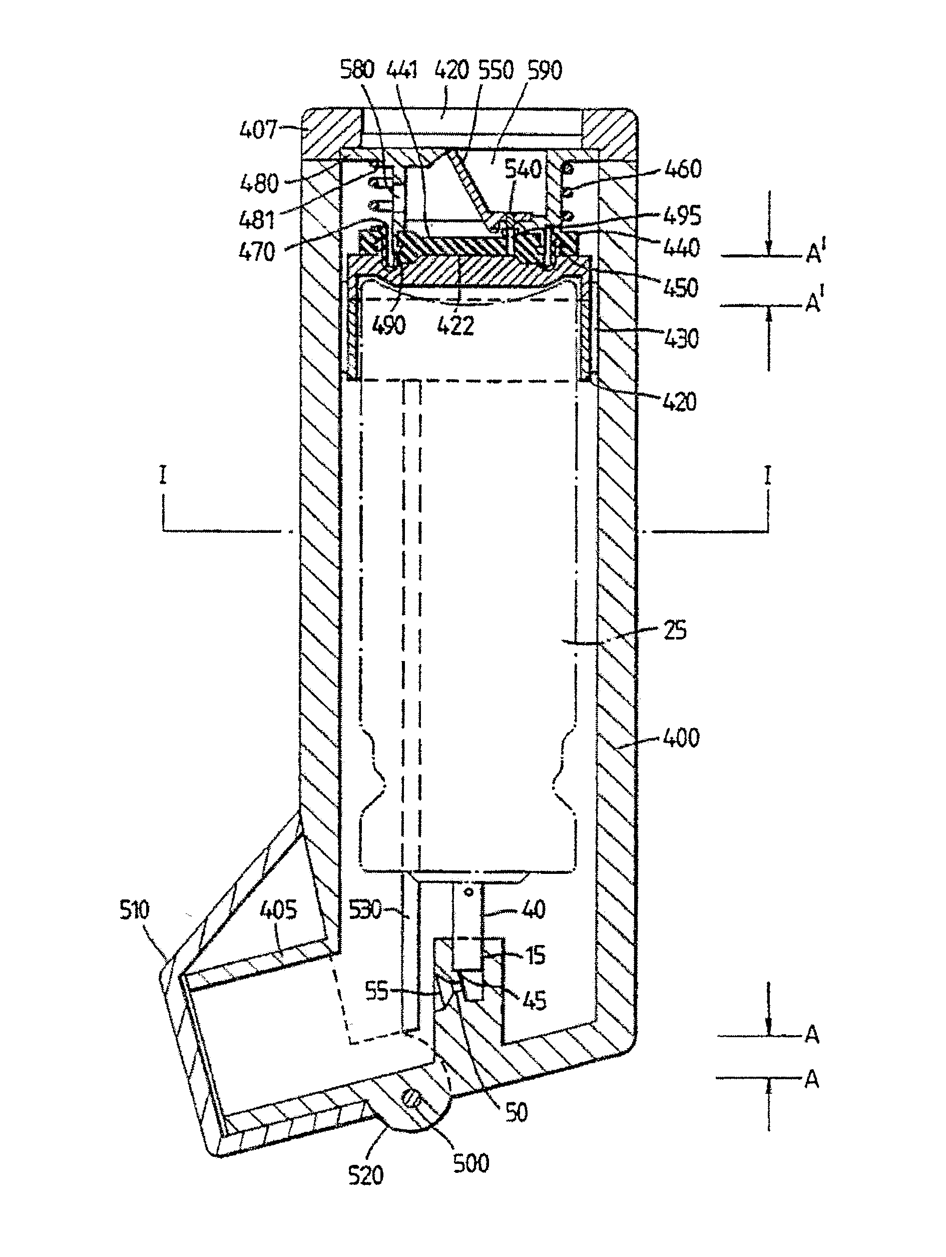 Inhaler comprising a tiotropium-containing-composition