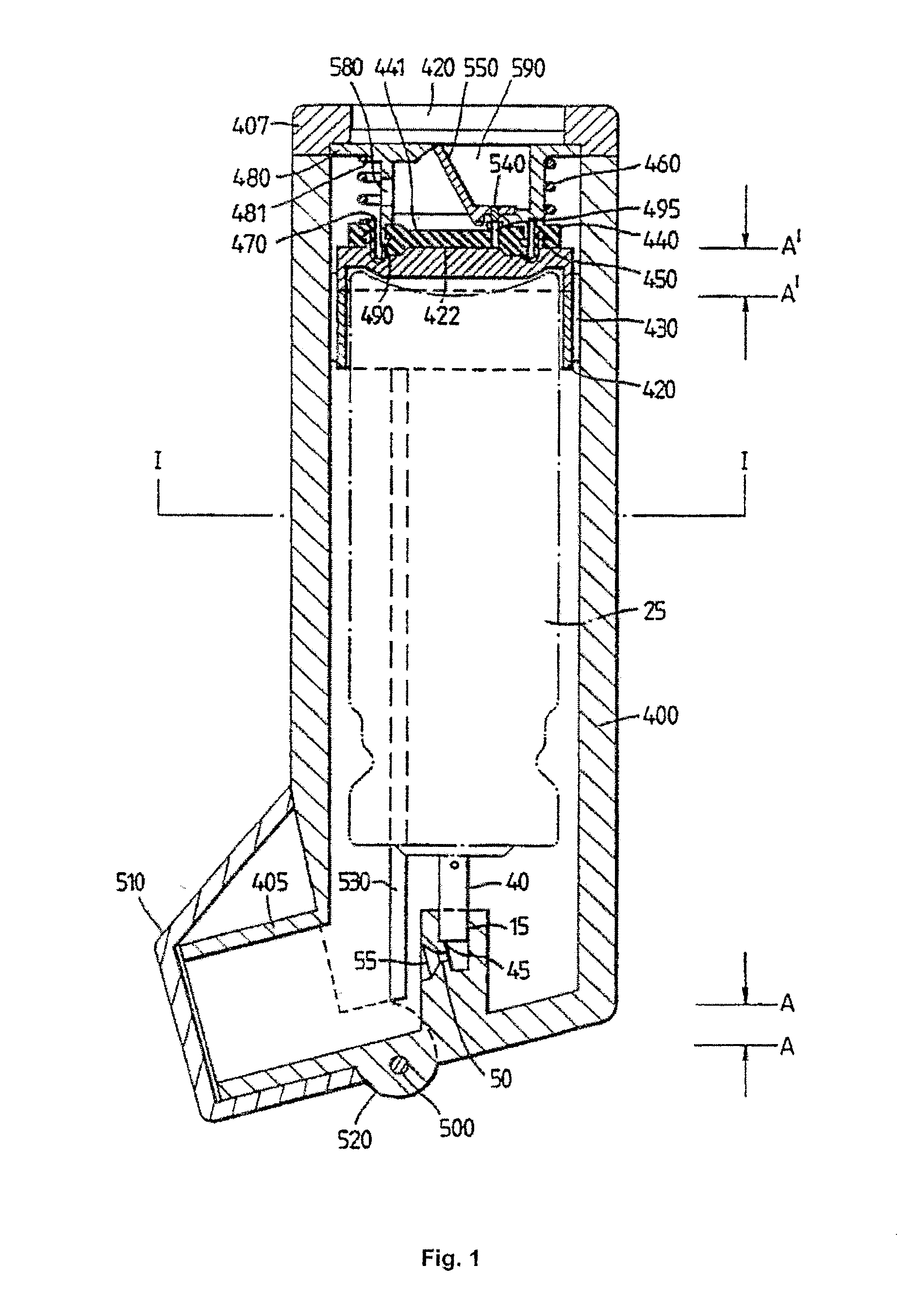 Inhaler comprising a tiotropium-containing-composition