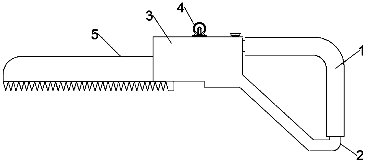 Handheld saw for garden maintenance