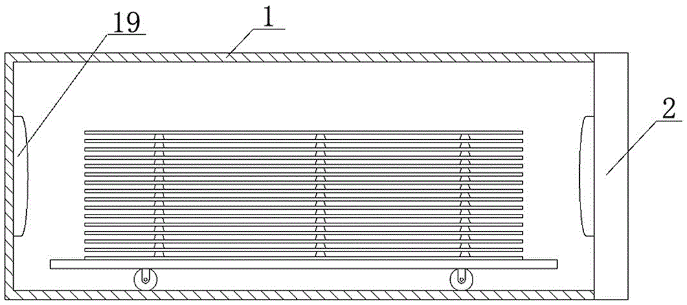 Board drying treatment device