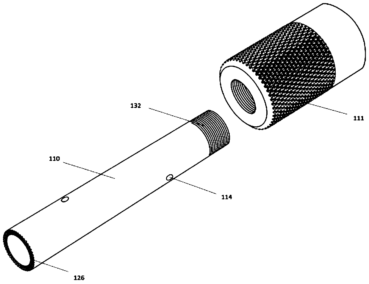 A limit sleeve ring saw