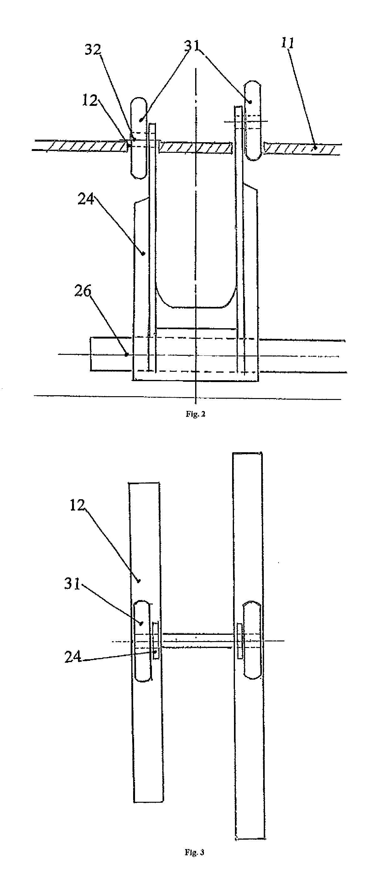 Foot reciprocating massaging device