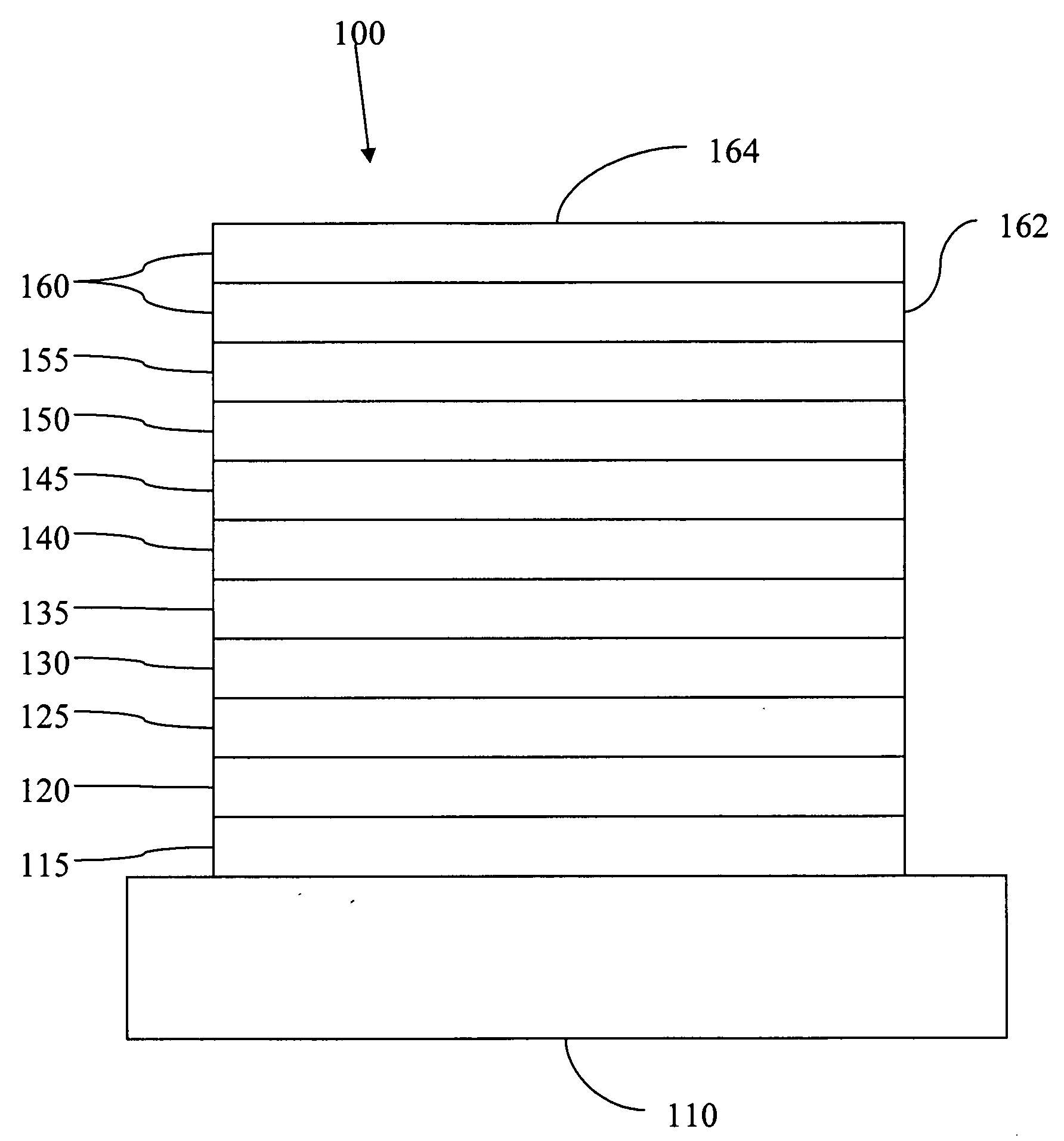 Fluorescent filtered electrophosphorescence