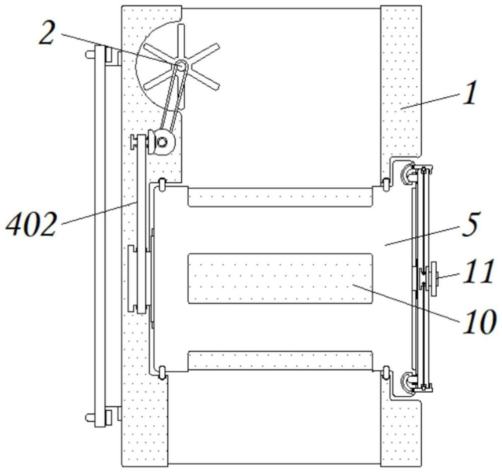 Environment-friendly automatic sewage treatment device with centrifugal automatic sewage discharge structure