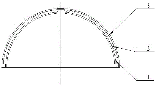 Preparation method of bamboo winding composite vertical storage tank