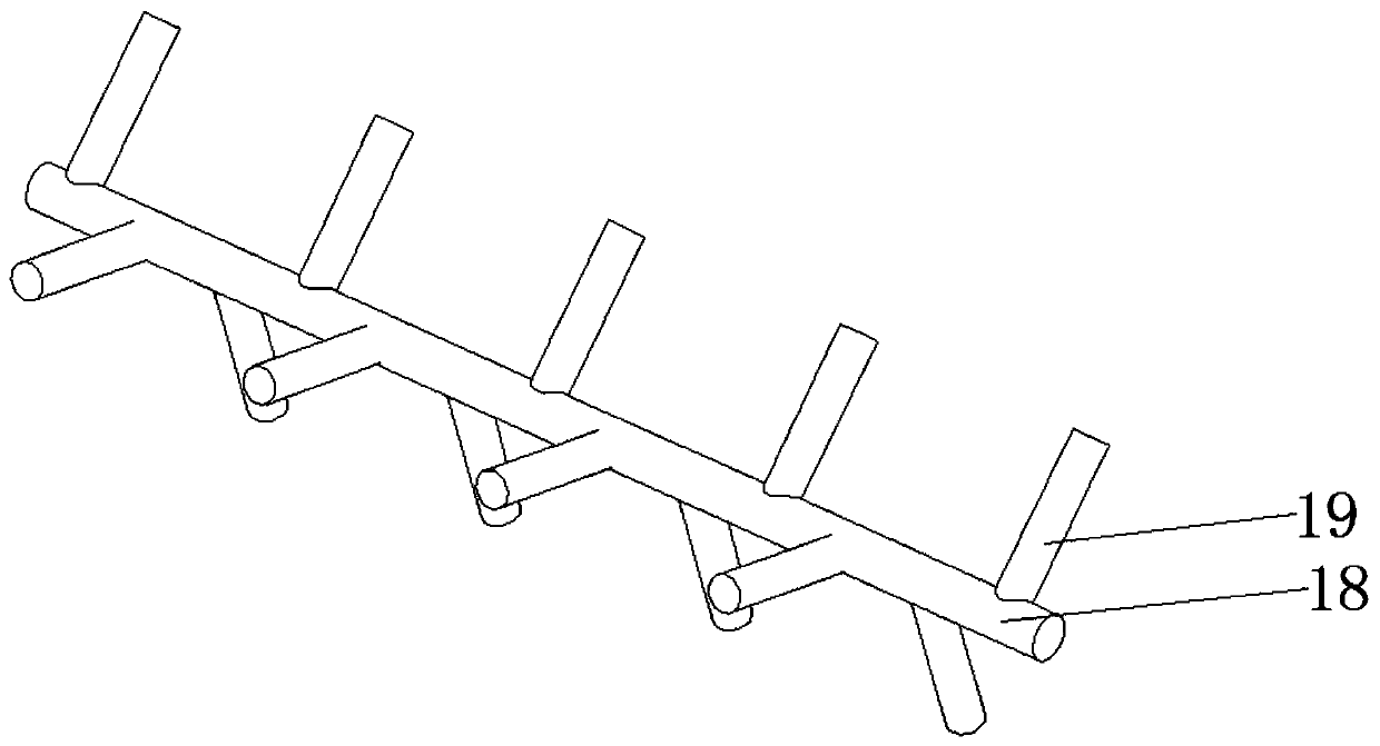 Flue gas purification device used for incineration and capable of realizing efficient adsorption