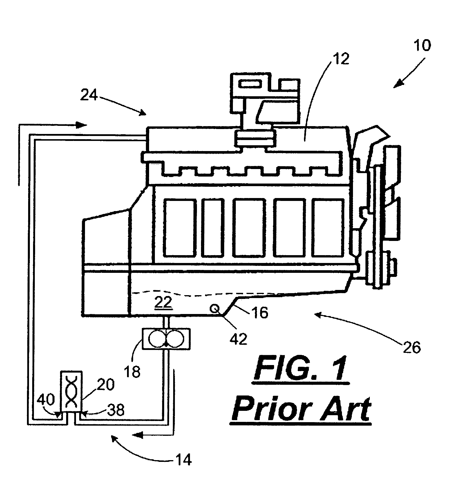 Filterless crankcase lubrication system for a vehicle