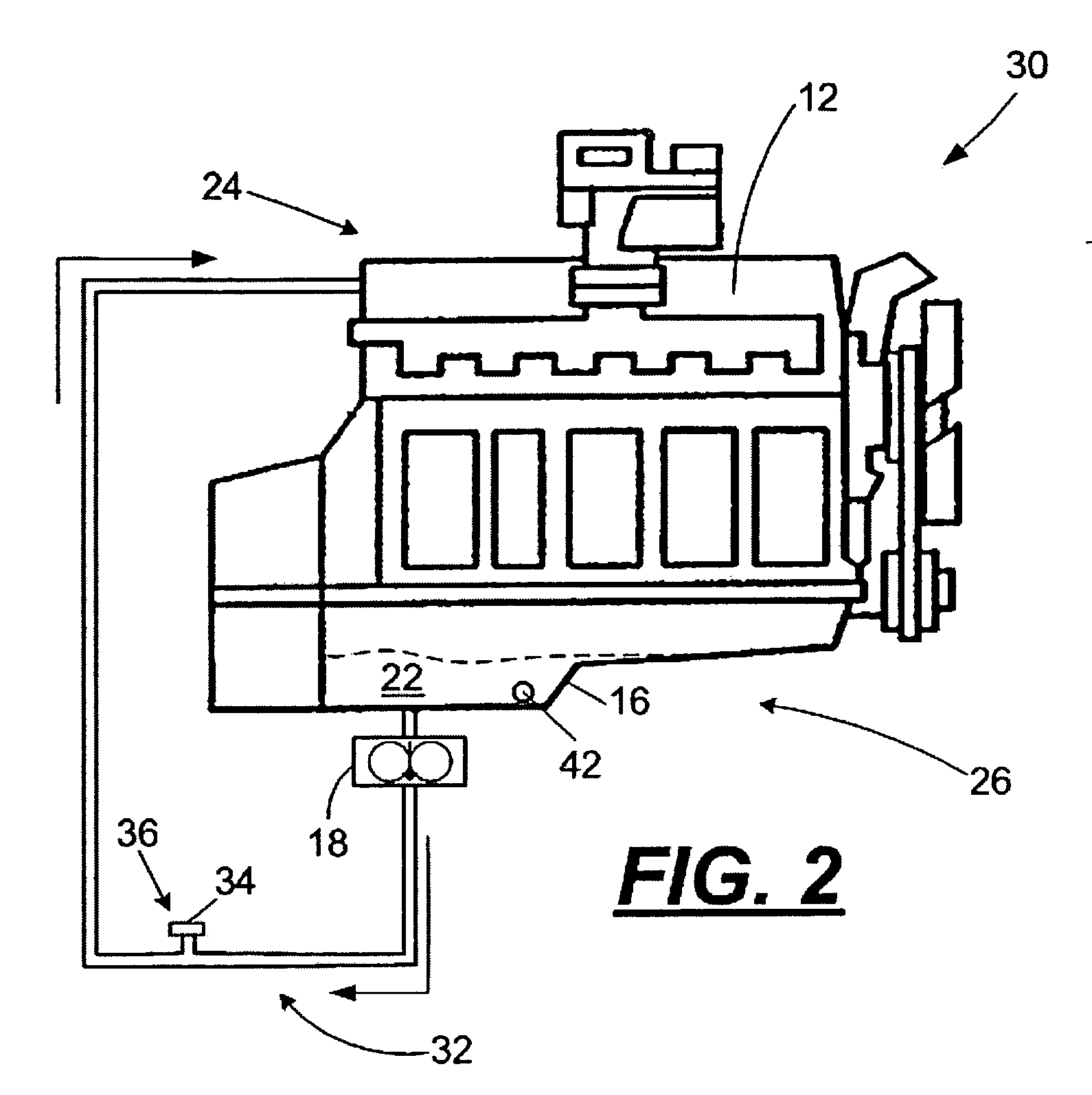 Filterless crankcase lubrication system for a vehicle