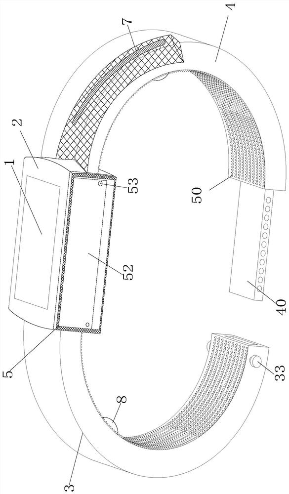 Wrist strap type mobile electrocardiograph