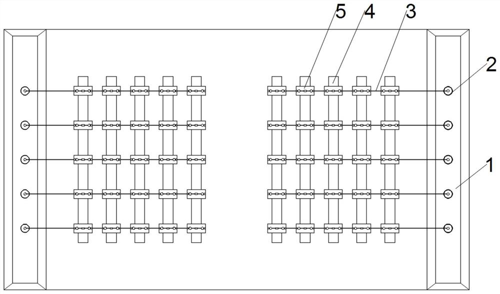 Protection device and protection method for waste PE pipeline for salt pan dam