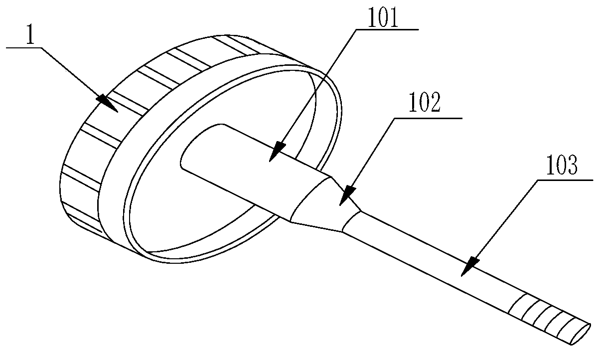 Excrement sample collection and detection integrated visual inspection device and use method thereof