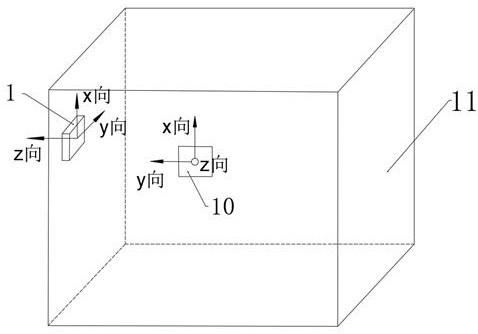 Device and method for monitoring high-voltage electric pulse energy and direction with controllable electrode angle