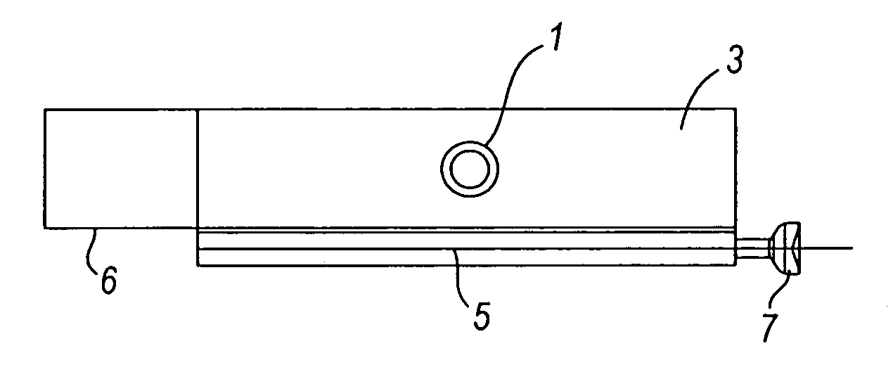 Method and device for marking skin during an ultrasound examination