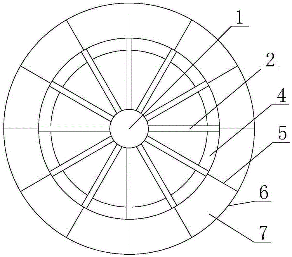 A large-scale cylindrical foundation structure suitable for offshore wind power