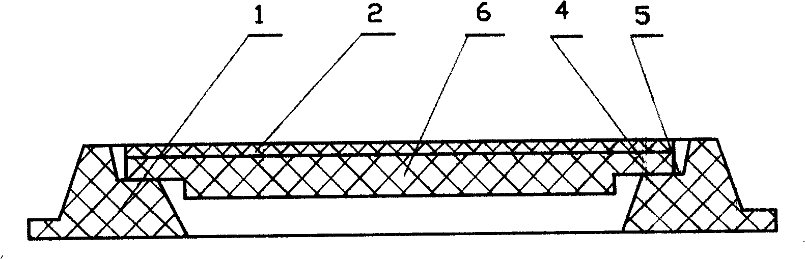 Compound resin hole cover and its manufacture method