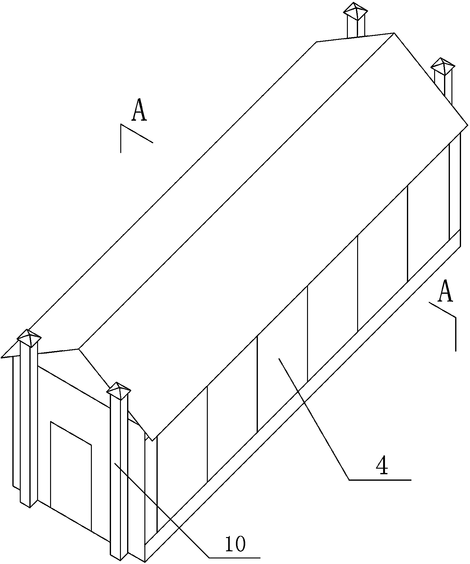 Healthy cattle farm and cattle raising method