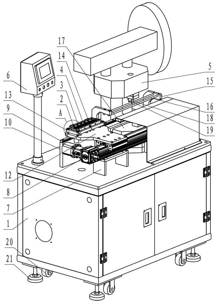 Heat dissipation sheet riveting apparatus