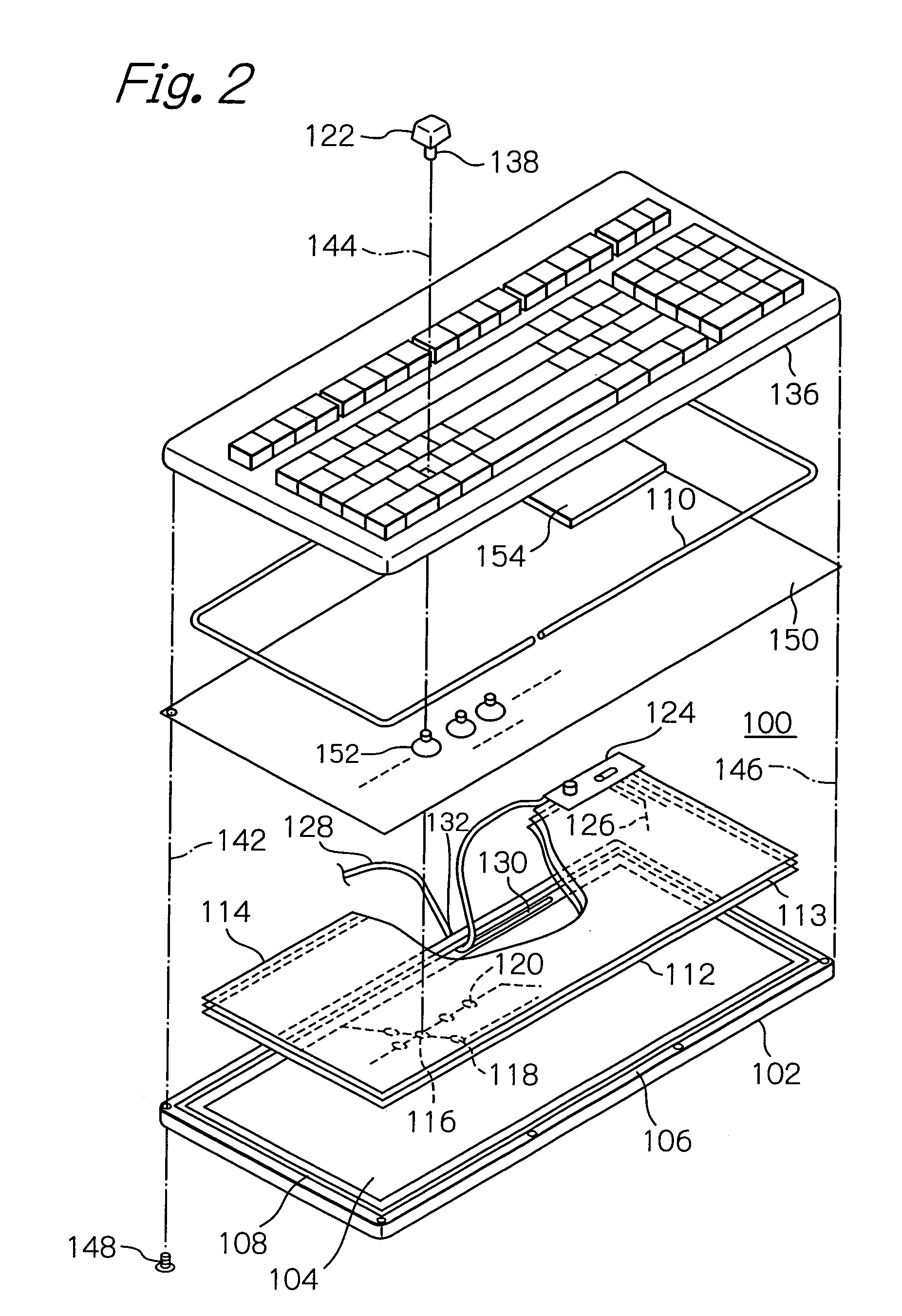 Waterproof keyboard